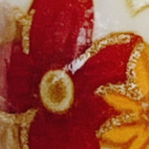 VTG Mid Century Japan Cream Floral Beaded Necklace Gold Tone Spacers 50s Lucite - Picture 12 of 14